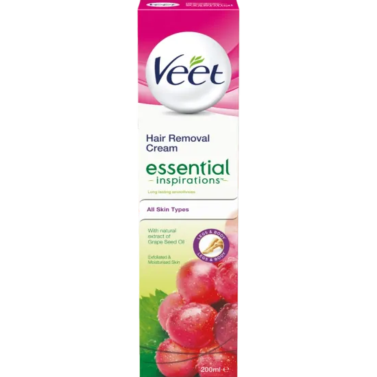 Veet Essential Inspirations Hårfjerningskrem Ben & Kropp 200 ml