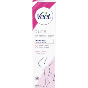 Veet Pure Hårfjerningskrem Ben & Kropp Normal hud 200 ml