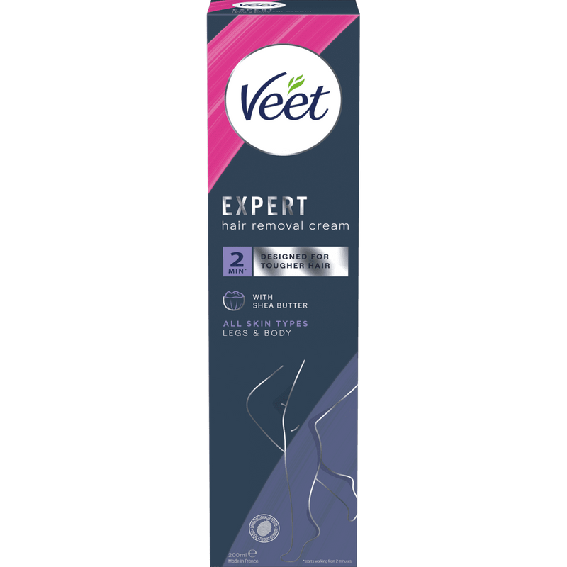 Veet Expert Hårfjerningskrem Ben & Kropp Alle hudtyper 200 ml