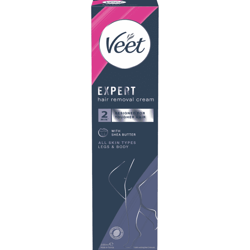 Veet Expert Hårfjerningskrem Ben & Kropp Alle hudtyper 200 ml