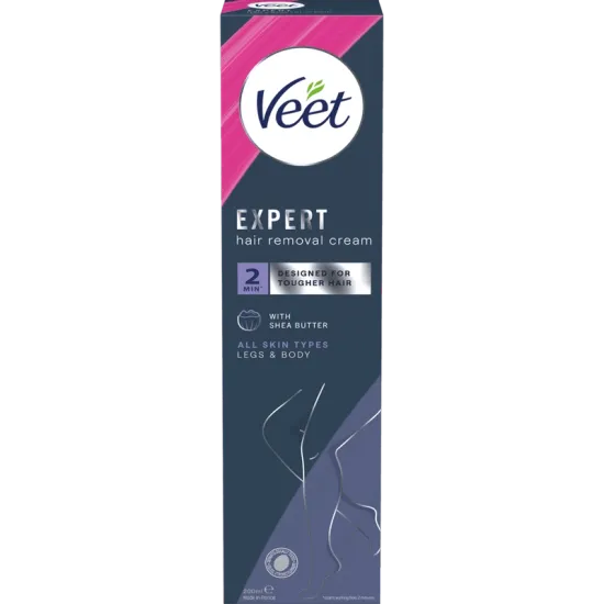 Veet Expert Hårfjerningskrem Ben & Kropp Alle hudtyper 200 ml