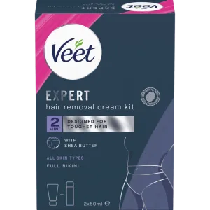 Veet Expert Hårfjerningskrem for Intimområdet Alle hudtyper  2x50 ml